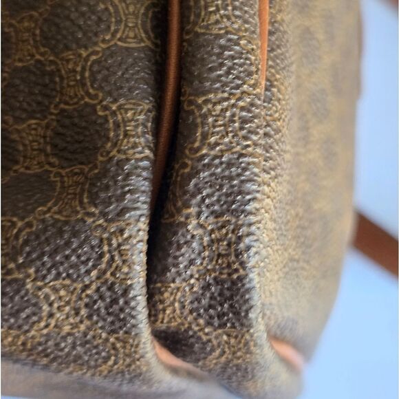 Celine Vintage Macadam Messenger Bag Brown - Picture 7 of 16